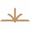 Ekena Millwork Redmond Smooth Timber Gable Bracket, Western Red Cedar, 96"W x 44"H x 5 1/2"D x 5 1/2"F, 11/12 Pitch GBW096X44X0606RED00SWR - alternate 1